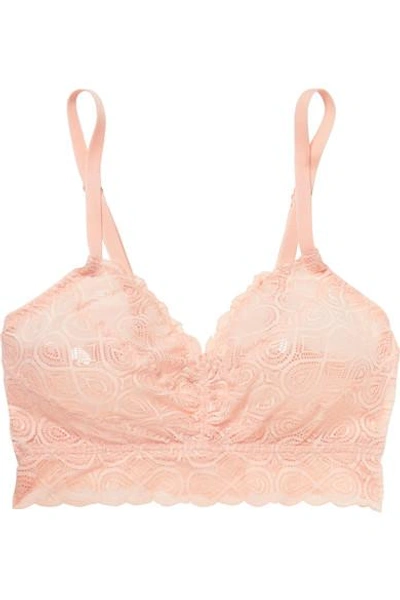 Cosabella Sweet Treats Infinity Stretch-lace Soft-cup Bra In Neutral
