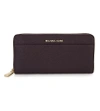 Michael Michael Kors Mercer Continental Leather Wallet In Damson