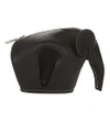 Loewe Elephant Leather Coin Purse In Black/white