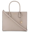 Michael Michael Kors Mercer Large Grained Leather Tote Bag In Soft Pink