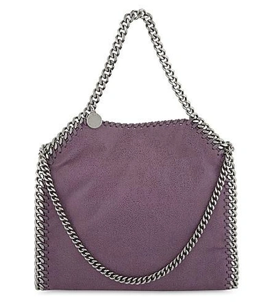 Stella Mccartney Mini Baby Bella Faux-leather Tote In Amethyst