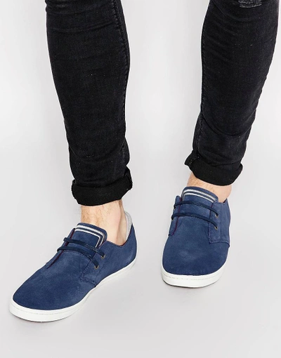 Fred Perry Byron Low Suede Desert Shoes - Blue | ModeSens