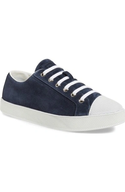 Luxurious Sportswear: Ping Pong Suede Prada Sneakers