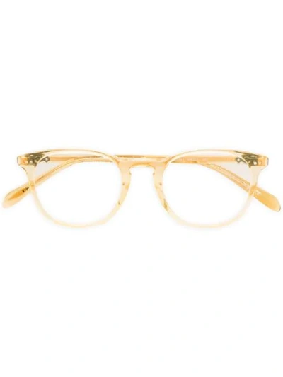 Oliver Peoples Sir Finley Glasses In Yellow/orange