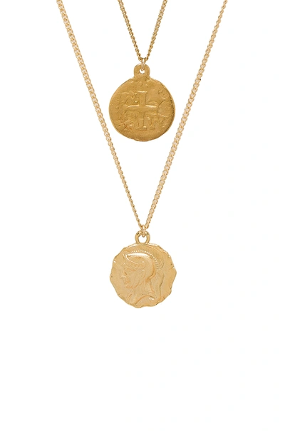 Joolz By Martha Calvo Warrior Coin Set In Gold