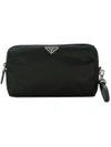 Prada Wristlet Beauty Bag - Black