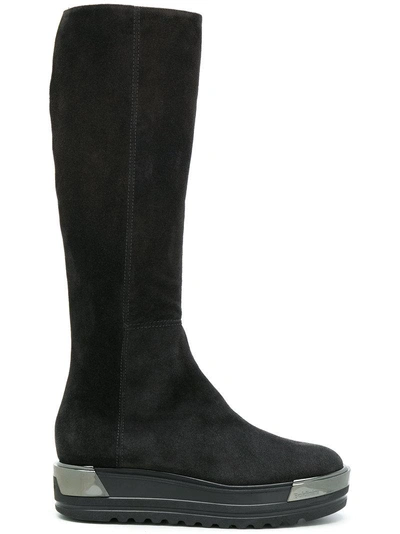 Baldinini Knee-high Boots In Grey