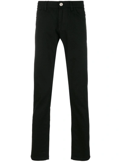 Dolce & Gabbana Straight Leg Jeans In Black