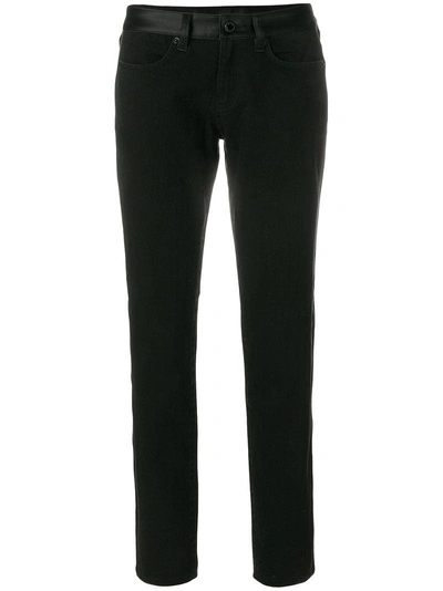 Michael Michael Kors Jeans With Contrast Waistband - Black