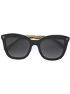 Gucci Engraved Gold-tone Sunglasses