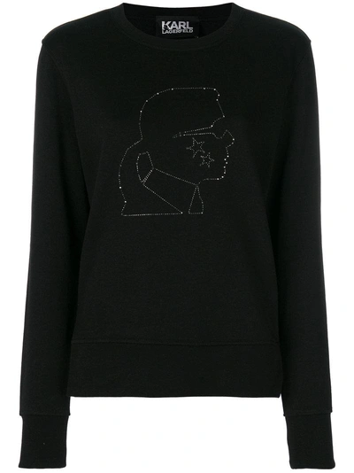 Karl Lagerfeld Karl Constellation Head Sweatshirt