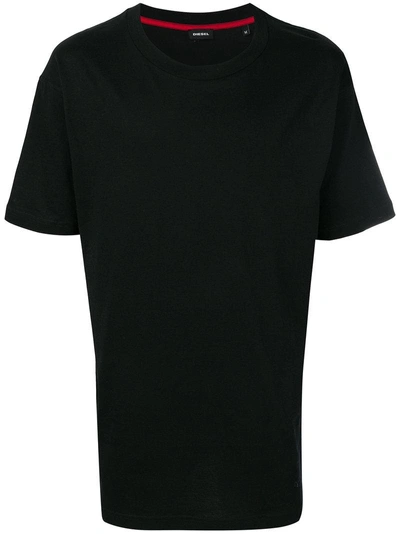 Diesel T-santa T-shirt In Black