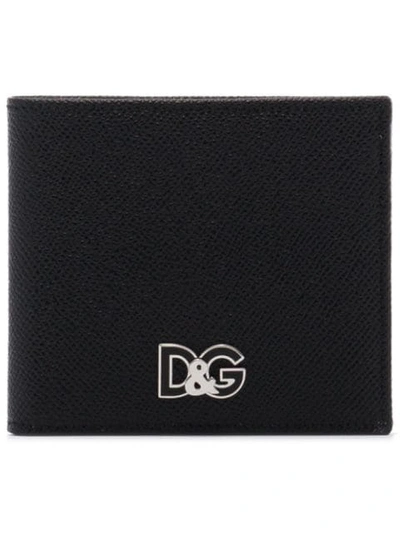 Dolce & Gabbana Dolce And Gabbana Black Logo Wallet