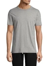 Reigning Champ Men's Cotton Tee In Heather Grey