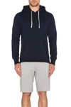 Reigning Champ Men's Cotton Hooded Sweatshirt In Navy