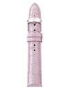 Michele Watches Alligator Watch Strap/16mm In Pastel Purple