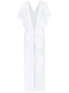 Amir Slama Crochet Kimono In White