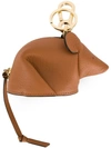 Loewe Mouse Coin Purse In Tan