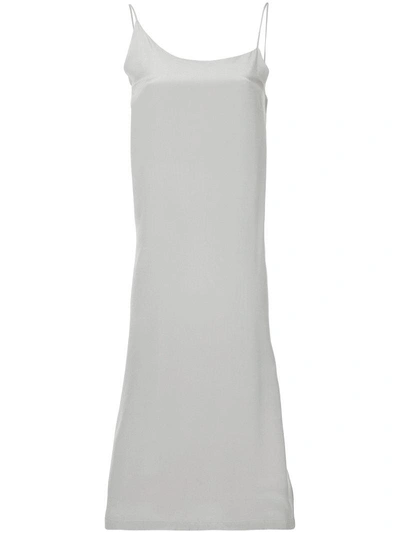 Kacey Devlin Asymmetric Mid Wrap Dress - Grey