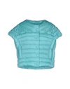 Add Down Jacket In Turquoise