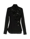 Dsquared2 Solid Color Shirts & Blouses In Black