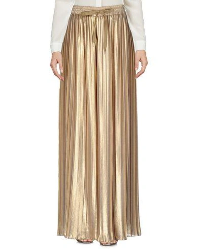Pinko Casual Pants In Gold