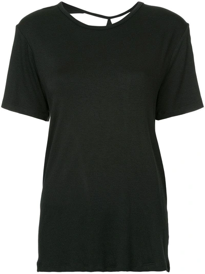 Kacey Devlin Collapse Back T-shirt - Black
