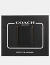 Coach Phone Pocket Sticker In Black