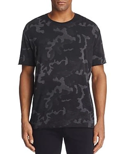 Atm Anthony Thomas Melillo Camouflage Pigment Short Sleeve Tee In Black Camo