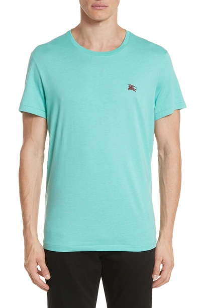 Burberry Joeforth Short-sleeve Cotton T-shirt, Turquoise