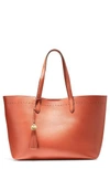 Cole Haan Payson Leather Tote - Brown In Brandy Brown