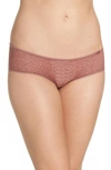 Dkny Modern Lace Hipster Panties In Rosewood 7nq