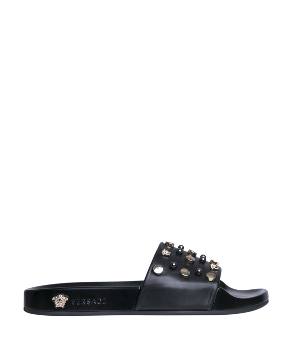 versace medusa stud slides