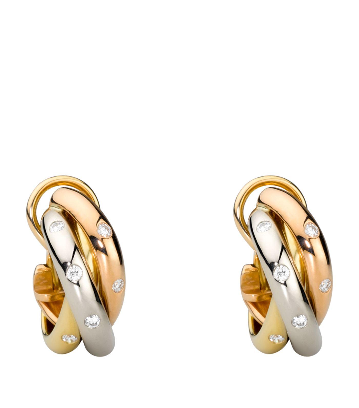 trinity de cartier earrings