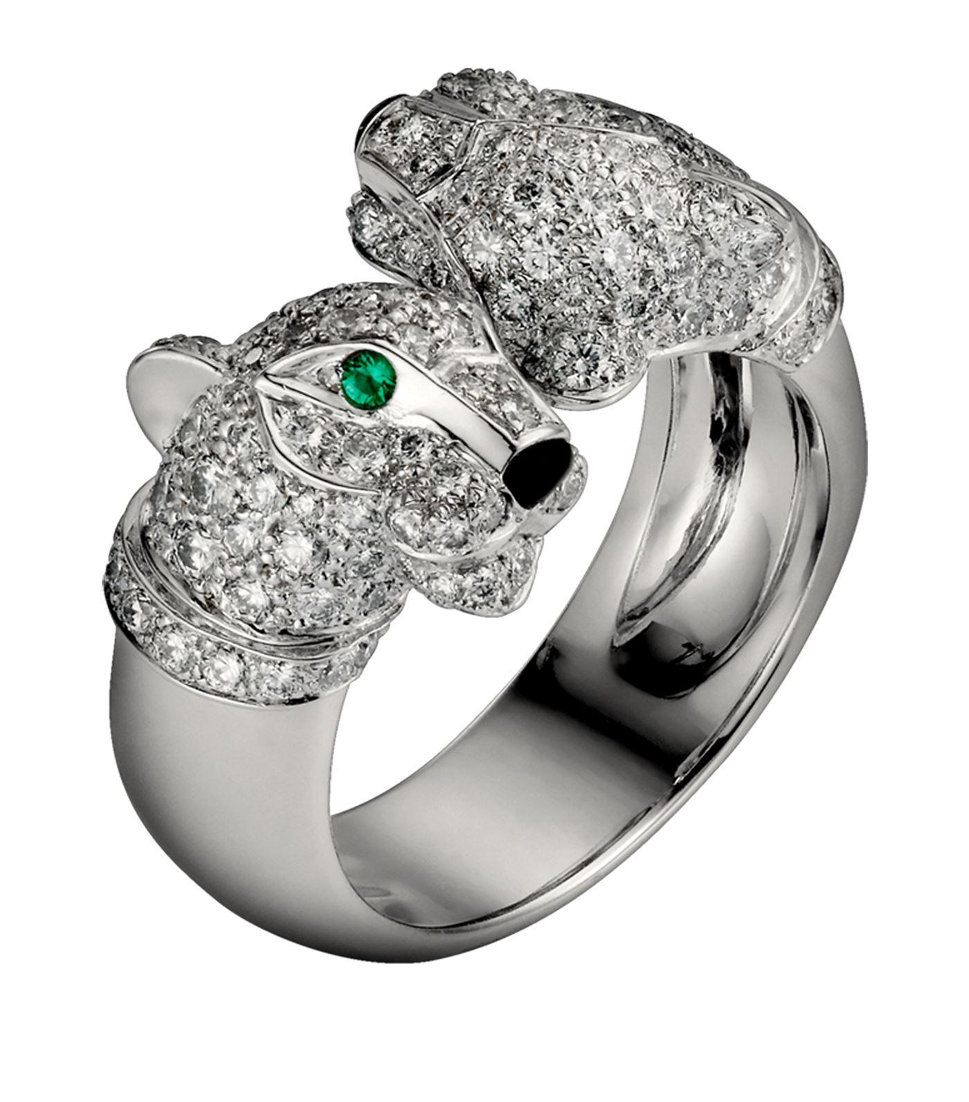 cartier double panther ring