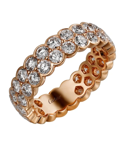 Cartier Pink Gold And Diamond Coup D'éclat De  Ring