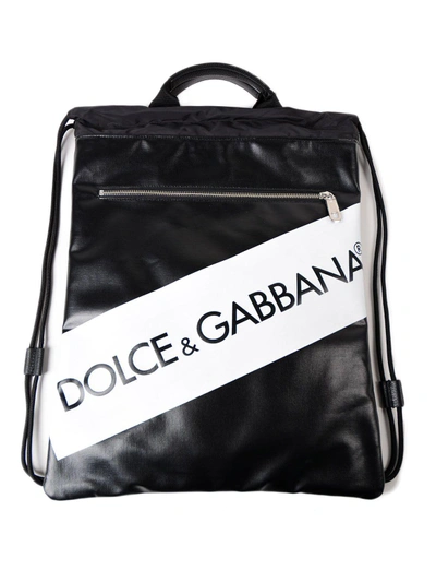 Dolce & Gabbana Backpack Nylon In Hniblack