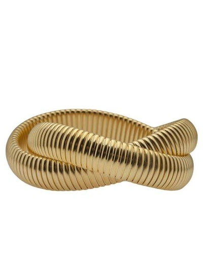 Janis Savitt Twist 'cobra' Bracelet In Metallic