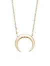Saks Fifth Avenue Women's 14k Gold Half-moon Pendant Necklace