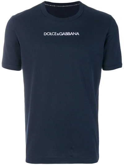 Dolce & Gabbana Chest Slogan T-shirt