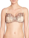 Wacoal Lace Affair Underwire Bra In Forest Green