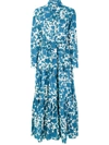 La Doublej Bellini Dress In Lilium Blu