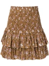 Isabel Marant Étoile Floral Ruffled Skirt