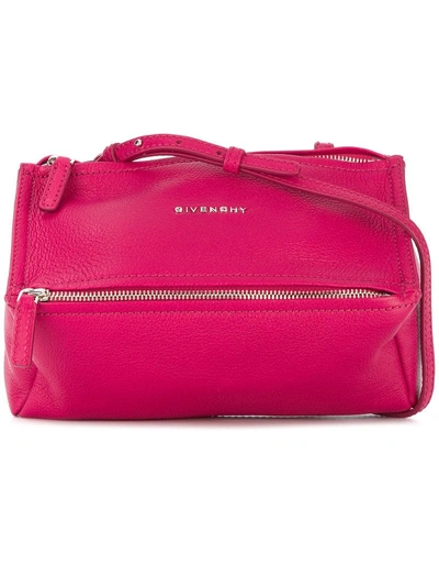 Givenchy Pandora Mini Leather Shoulder Bag In Pink