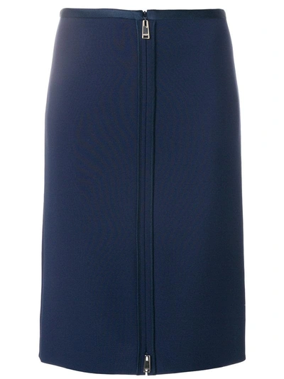 Versace Zip Pencil Skirt