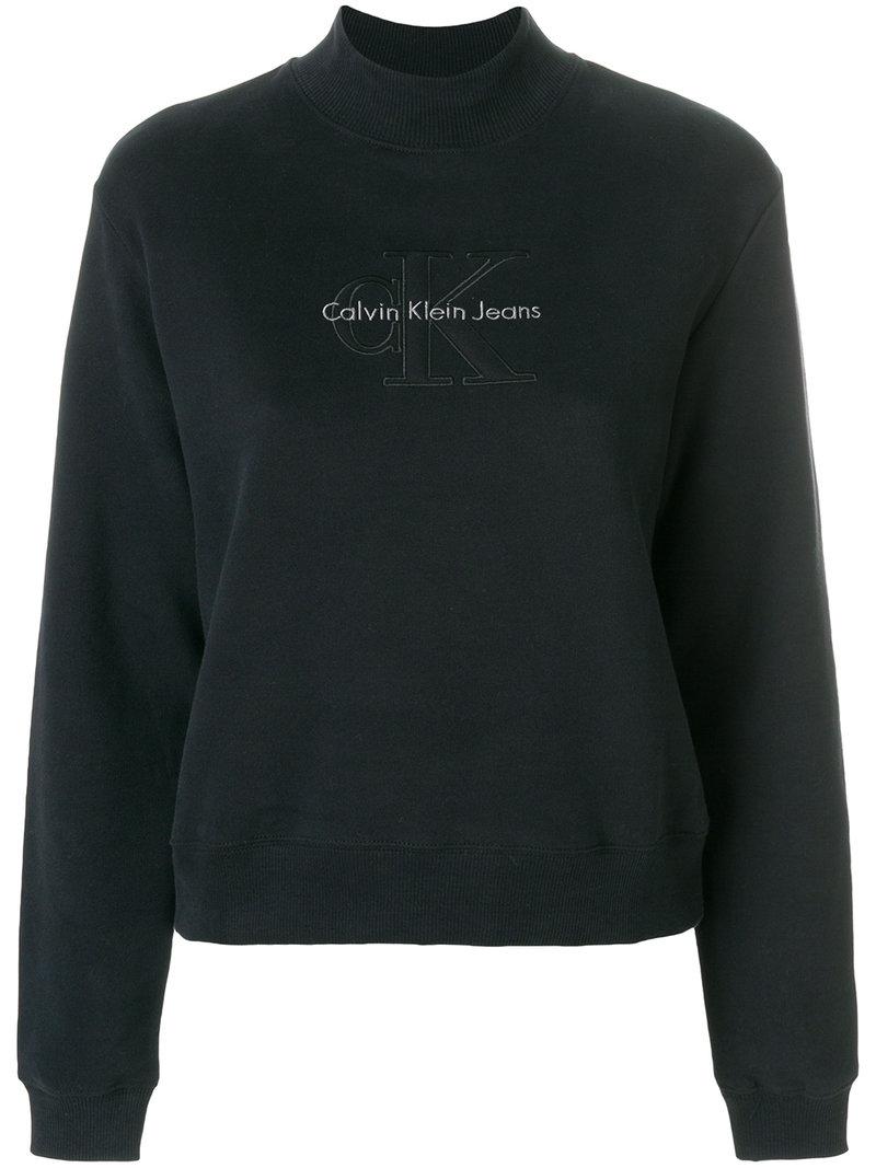 Ck Jeans Mock Neck Sweatshirt | ModeSens