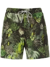 Lygia & Nanny Gil Elastic Swim Shorts In Guanacaste