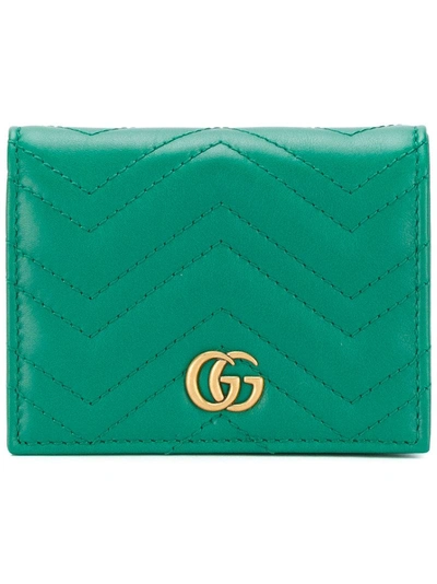 Gucci Gg Marmont Quilted-leather Wallet