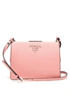 Prada Frame Leather Bag In Pink