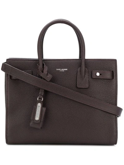 Saint Laurent Kleine 'sac De Jour' Handtasche In Brown